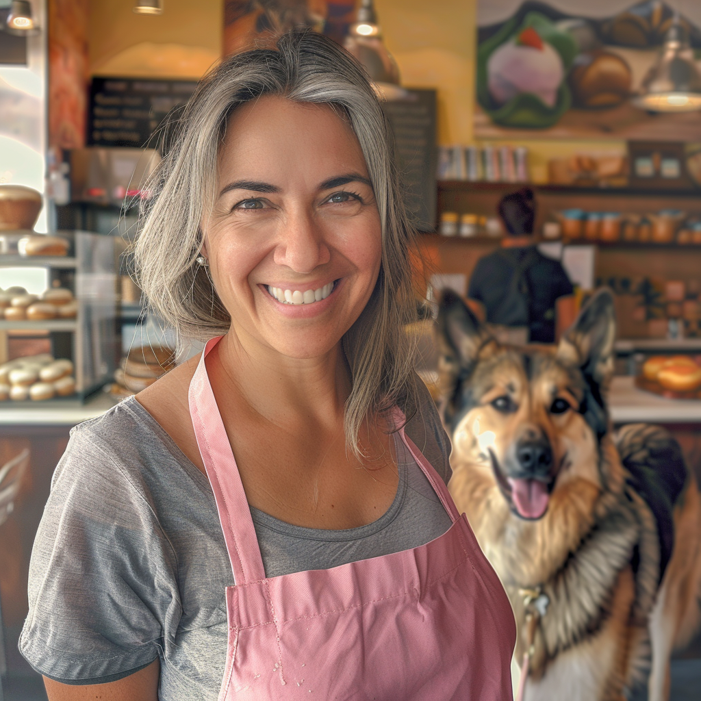 Donut Lady and Colonel in the Donut Hole Shop Sweet Deal Sealed Cozy Mystery