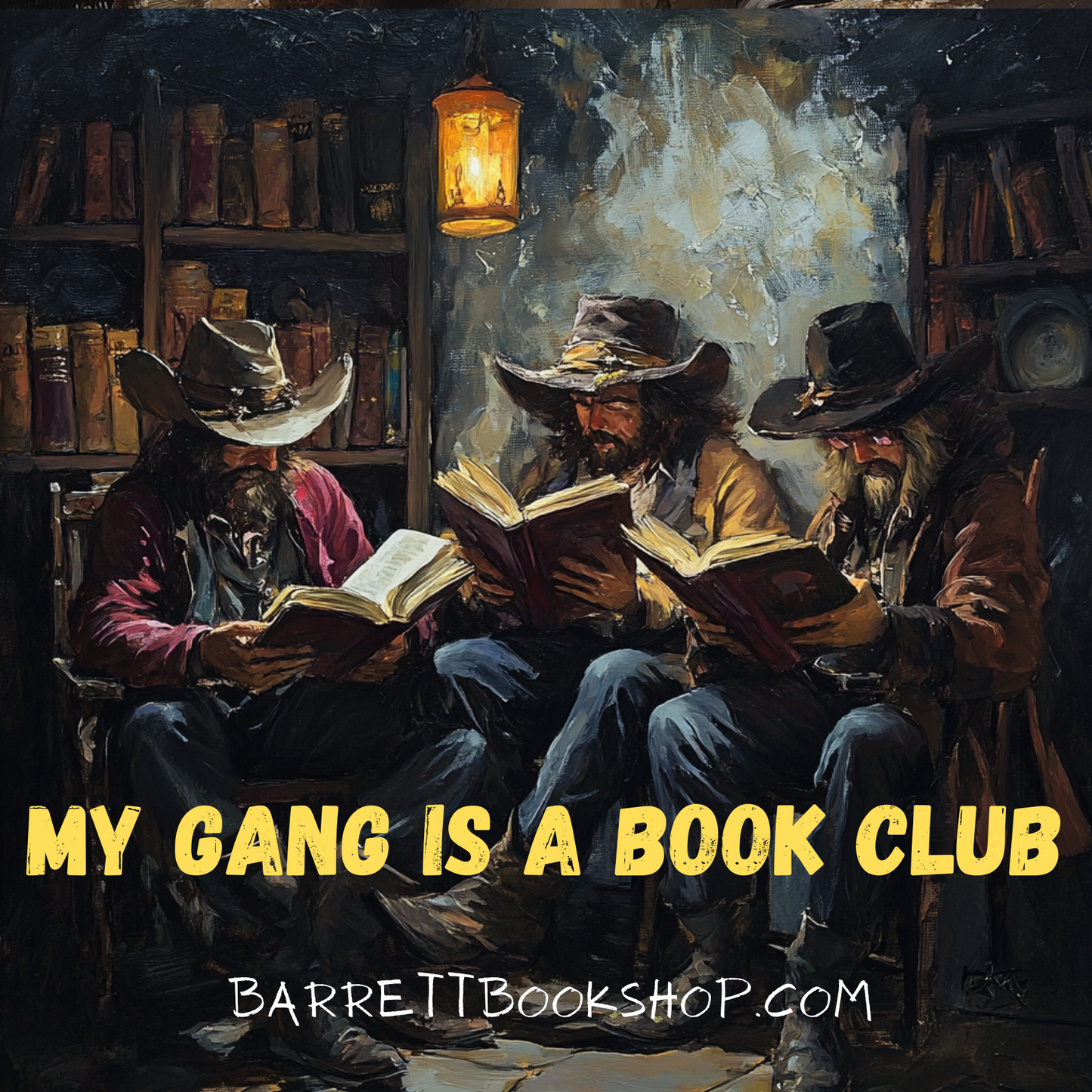 Gang is a Book Club On mdse Barrett Book Shop