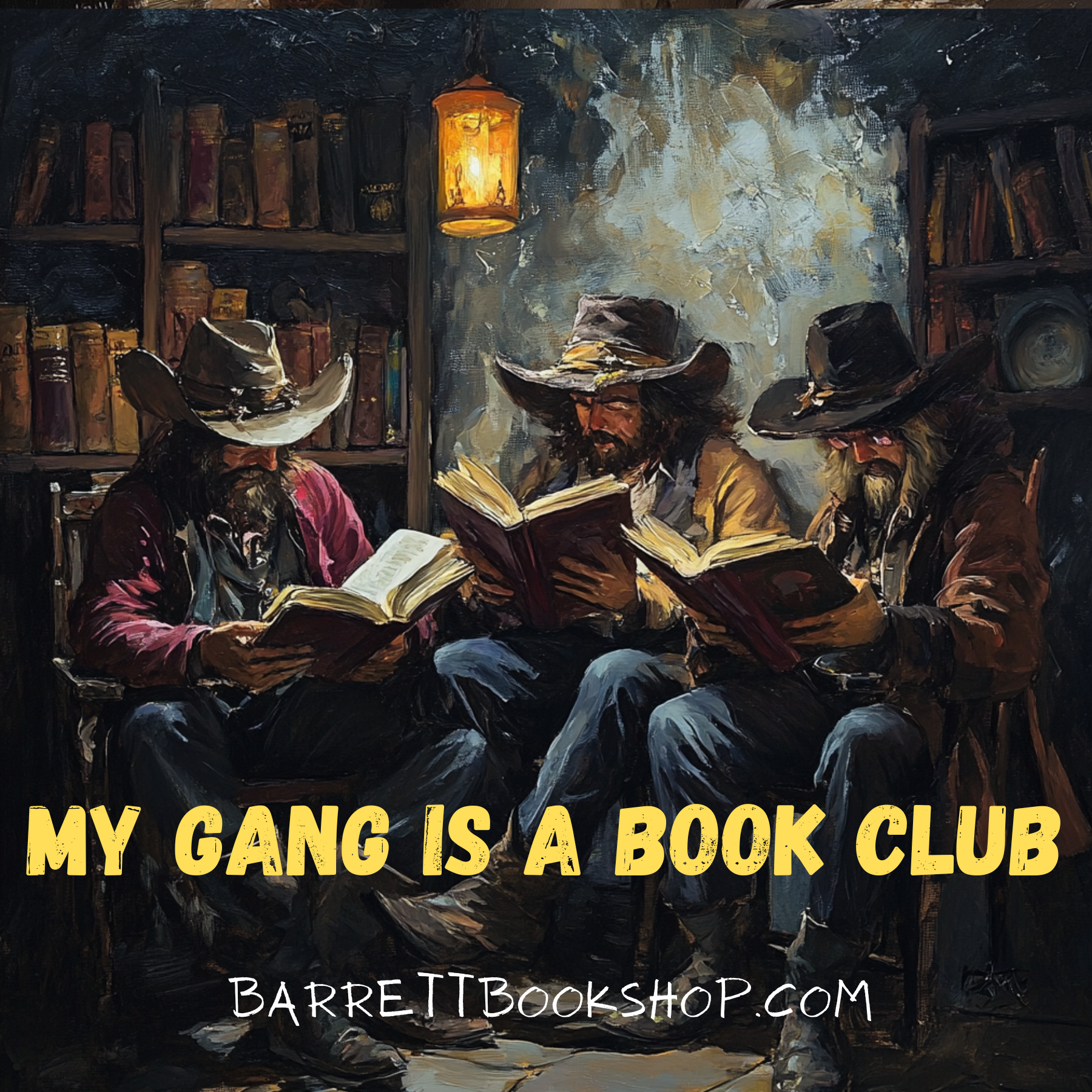 Gang is a Book Club On mdse Barrett Book Shop