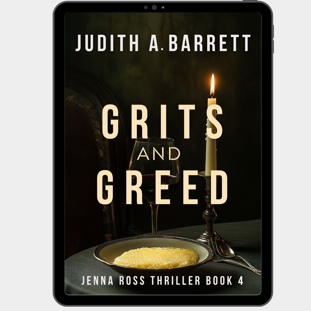 Grits and Greed Cover Jenna Ross Thriller Book 4