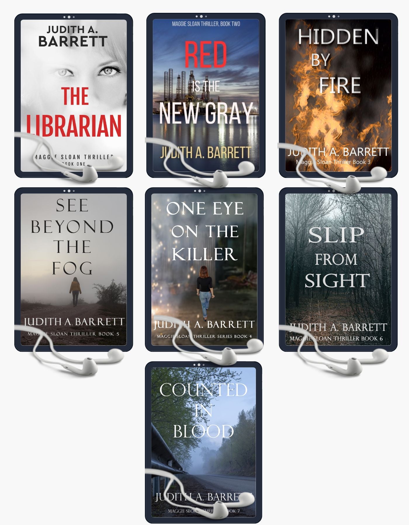 Maggie Sloan thriller complete series bundled psychological vigilante justice audio