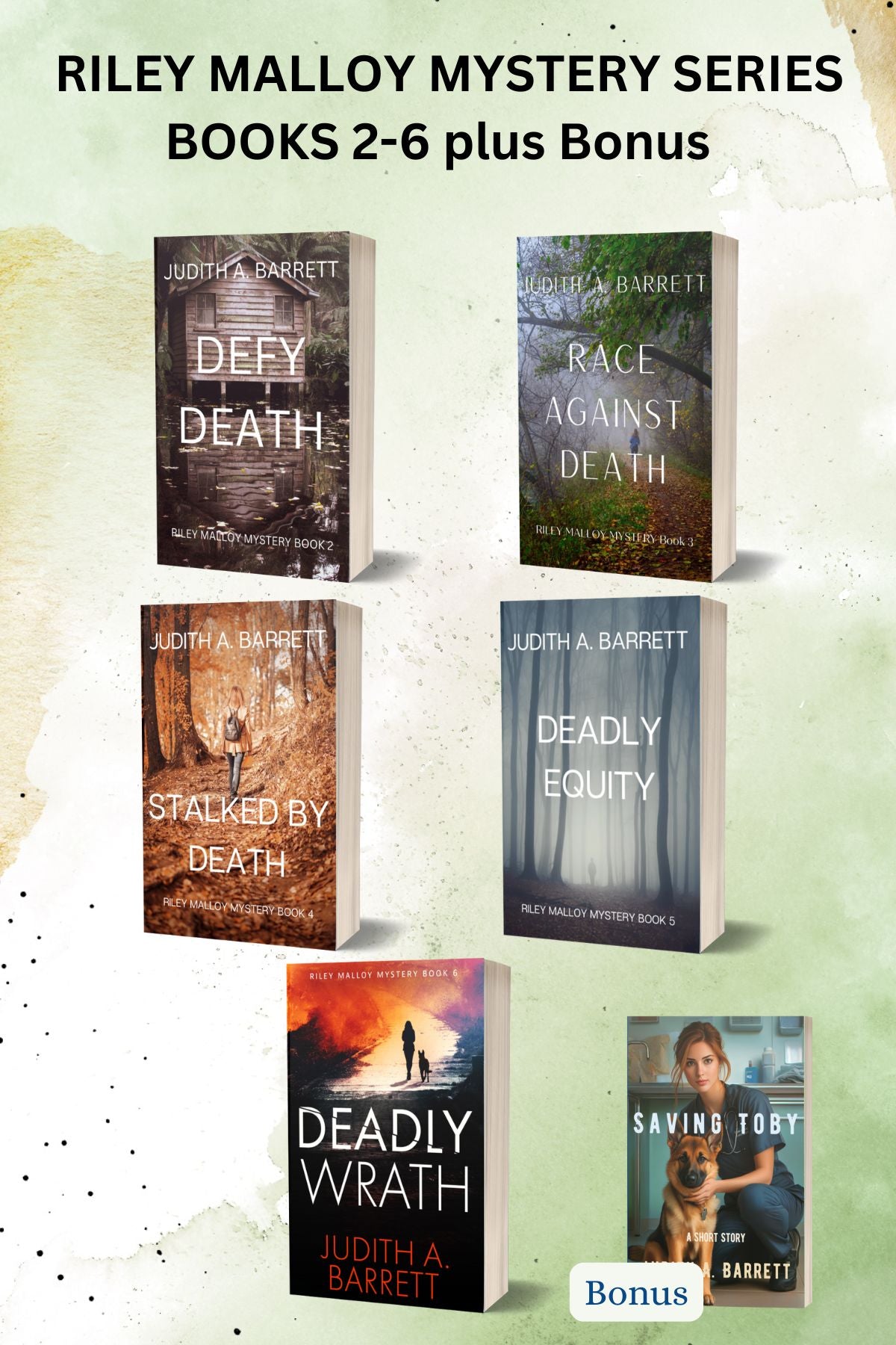 Riley Malloy Romantic Mysteries Books 2-7