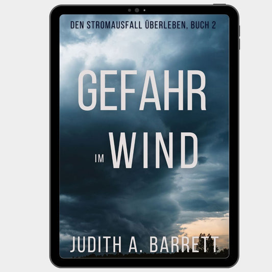 Book cover of 'GEFAHR IM WIND' by Judith A. Barrett 