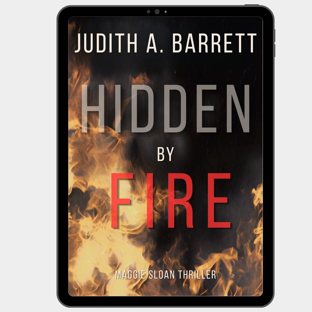 Hidden by Fire cover Maggie Sloan Thriller