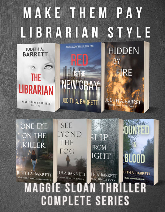 Complete Series Maggie Sloan Thriller paperback bundled