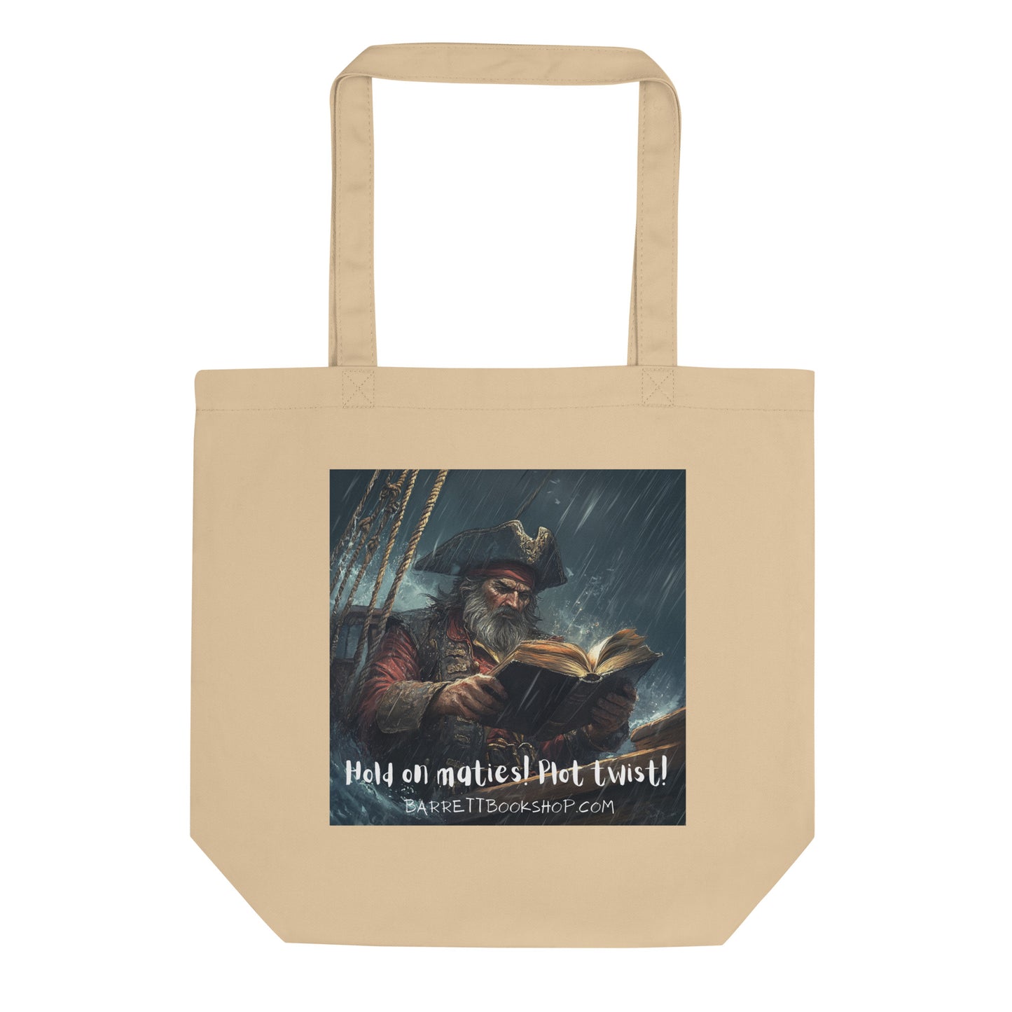 eco tote bag plot twist back